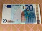 20 euro biljet  2002  land nummer V  Spanje bieden, Postzegels en Munten, Bankbiljetten | Europa | Eurobiljetten, 20 euro, Ophalen of Verzenden
