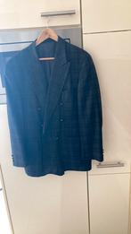 Te koop blauwe double breasted Colbert maat 50, Kleding | Heren, Kostuums en Colberts, Blauw, Maat 48/50 (M), Ophalen of Verzenden