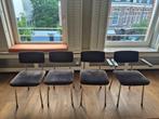 Gispen jaren 60 stoelen, 4 stuks, Huis en Inrichting, Stoelen, Ophalen, Gebruikt, Jaren 60, Zwart