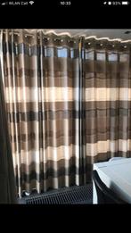 Overgordijn met RVS ringen  40mm, Huis en Inrichting, Stoffering | Gordijnen en Lamellen, Verzenden, Zo goed als nieuw, Minder dan 100 cm