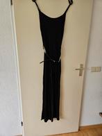 Leuke zwarte jumpsuit ribbelstof mt M, Ophalen of Verzenden, Zo goed als nieuw, Zwart