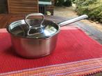 t.k.Greenpan RVS steelpan+deksel 16cm INDUCTIE, Ophalen, Nieuw, Rvs