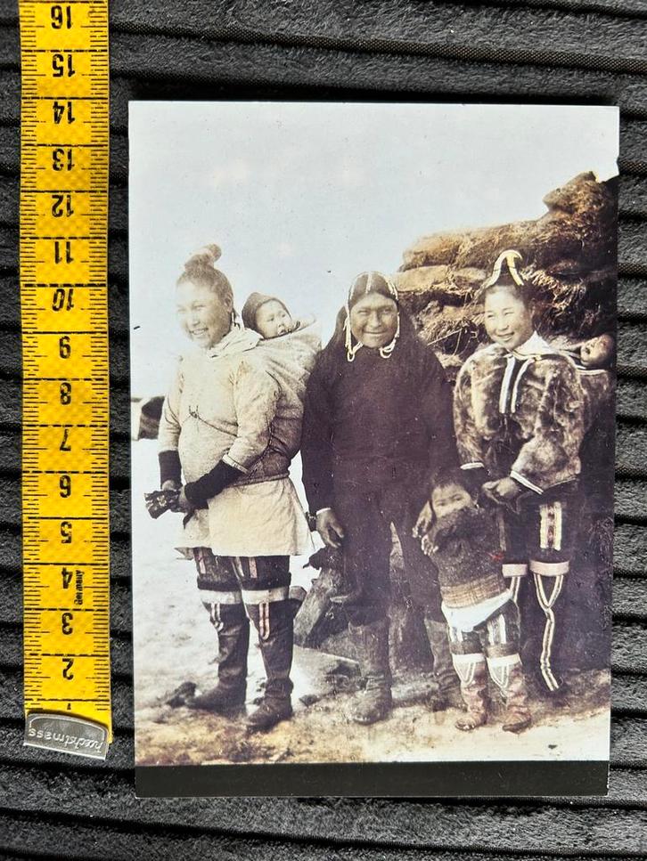 274.Kaart Inuit Eskimo, Verzamelen, Ansichtkaarten | Themakaarten, Ongelopen, Ophalen of Verzenden