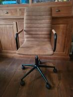 bureaustoel lichtbruin suède look zo goed als nieuw, Ophalen, Zo goed als nieuw, Bruin, Bureaustoel