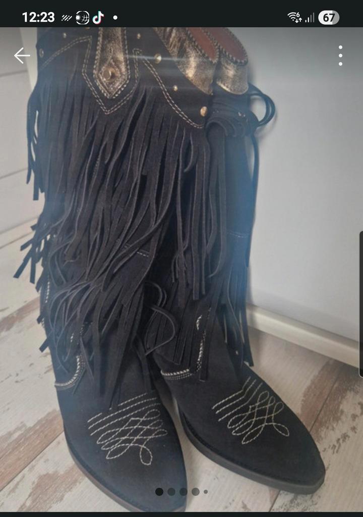 Ibiza style laarzen, Kleding | Dames, Schoenen, Zo goed als nieuw, Ophalen of Verzenden