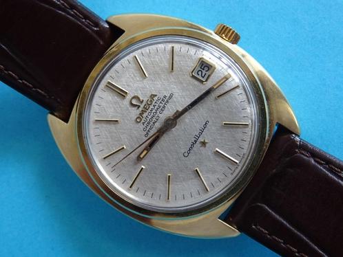 Omega constellation goud op staal, Sieraden, Tassen en Uiterlijk, Horloges | Heren, Zo goed als nieuw, Polshorloge, Omega, Goud