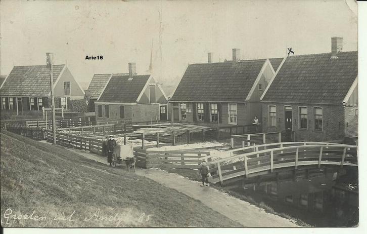 Andijk, Verzamelen, Ansichtkaarten | Nederland, Gelopen, Noord-Holland, Voor 1920, Verzenden