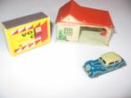 Mini blikken garage met auto blik, Verzenden