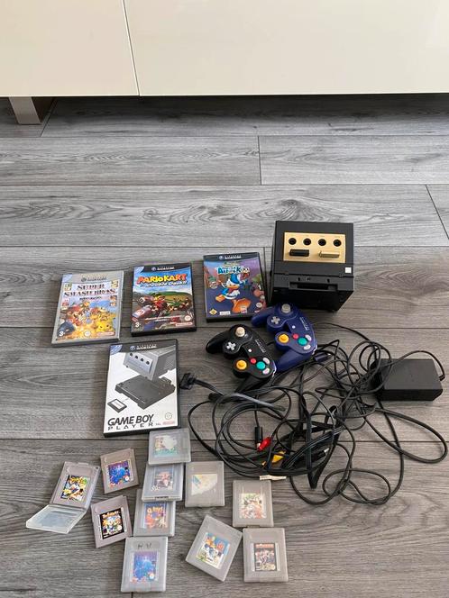 Gamecube + gameboy player & smash bros melee, Spelcomputers en Games, Spelcomputers | Nintendo GameCube, Gebruikt, Met games, Ophalen of Verzenden