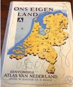 Atlas Nederland: Ons eigen Land (43 e druk 1963), Boeken, Gelezen, Overige atlassen, Ophalen of Verzenden, 1800 tot 2000