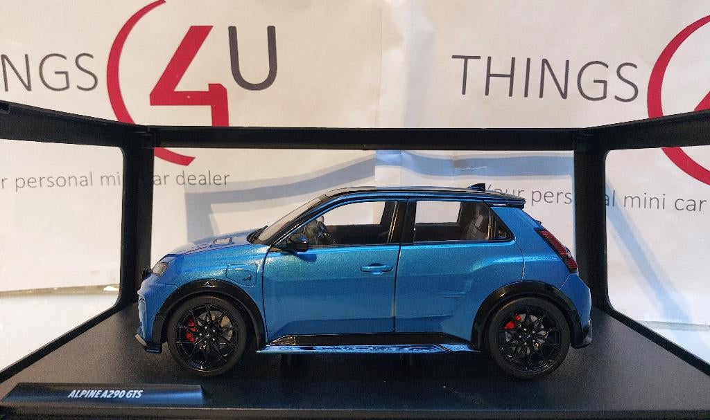 Solido 1:18 Alpine A290 GTS 2024 blauw metallic/zwart nieuw, Ophalen of Verzenden, Nieuw, Auto, Solido