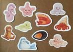 Handgemaakte Jellycat stickers Sealife, Ophalen of Verzenden, Nieuw, Merk