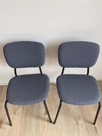 2 stoelen Ikea Karljan, Huis en Inrichting, Stoelen, Grijs, Twee, Metaal, Zo goed als nieuw