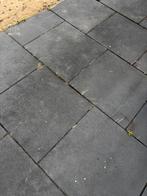 Tuintegels beton antraciet 60x60x4cm circa 35-40m2, Tuin en Terras, Tegels en Klinkers, Ophalen, Zo goed als nieuw, 10 m² of meer