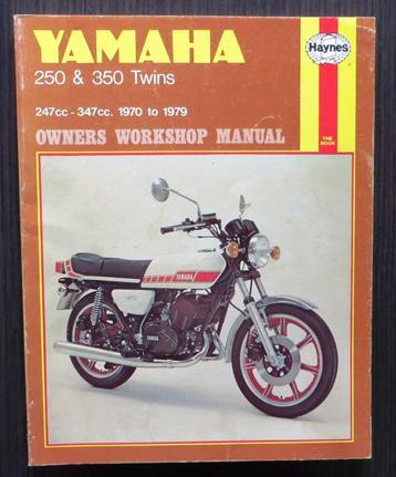 Yamaha 250 & 350 Twins Workshop Manual (Haynes) - 1979 beschikbaar voor biedingen