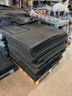 Ongeveer 40 m 2 rubberen tegels snij mattem mat  tegel, Tuin en Terras, Tegels en Klinkers, Ophalen, Rubberen snijmatten, Gebruikt