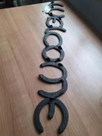 Welkom Bord van Hoefijzers - Uniek Decoratie, Ophalen, Gebruikt