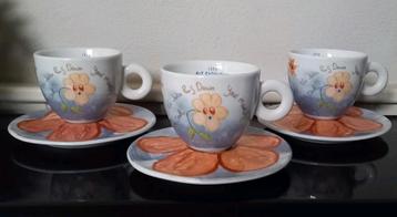 Illy art cappuccino kopjes met schotels Precious Okoyomon​ beschikbaar voor biedingen