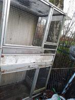 Vogelkooi aluminium met trespa, Ophalen, Zo goed als nieuw, Aluminium, Vogelkooi