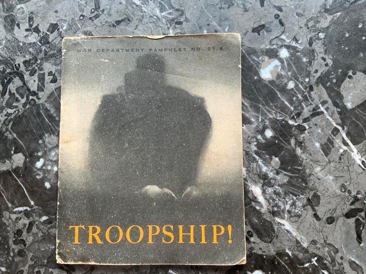 US Voorschrift Troepenschip 1944, Boeken, Oorlog en Militair, Gelezen, Marine, Tweede Wereldoorlog, Ophalen of Verzenden