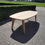Prachtige eiken deens ovale tafel,met houten poten.NIEUW., Ophalen, Eikenhout, Vijf personen of meer, Ovaal