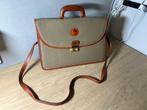 Vintage Dooney & Bourke Aktetas Groen/Bruin Leder, Ophalen of Verzenden, Gebruikt, Bruin, Overige typen