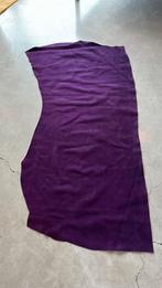 Suède lap paars 125 x 50, Hobby en Vrije tijd, Stoffen en Lappen, 120 cm of meer, Paars, 200 cm of meer, Ophalen of Verzenden