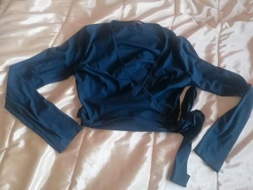 La Dress by Simone mooie blauw kort wikkelvestje/ Maat S, Kleding | Dames, Truien en Vesten, Zo goed als nieuw, Maat 36 (S), Blauw
