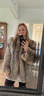 Canadese vos bont jas maat s, Ophalen of Verzenden, Zo goed als nieuw, Maat 38/40 (M), Bruin
