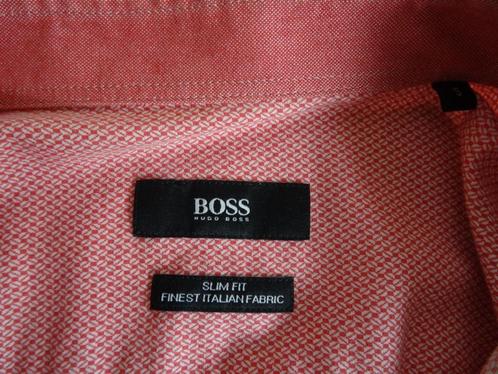 Boss herenblouse mt S - 100 % katoen, Kleding | Heren, Overhemden, Zo goed als nieuw, Halswijdte 38 (S) of kleiner, Overige kleuren