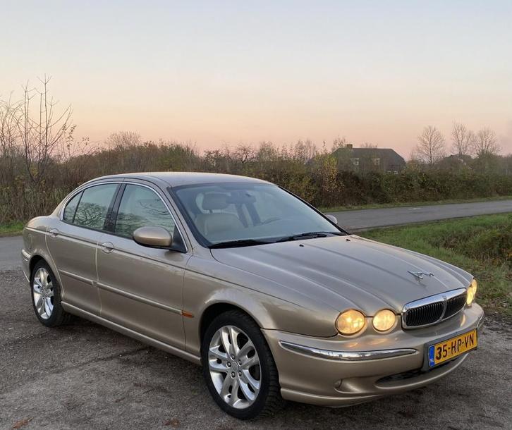 Jaguar X-Type 2.5 V6 AUTOMAAT (bj 2001), Auto's, Oldtimers, Bedrijf, Te koop, Centrale vergrendeling, Lederen bekleding, Metallic lak