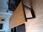 Grote houten eettafel, Ophalen, 200 cm of meer, 50 tot 100 cm, Zo goed als nieuw