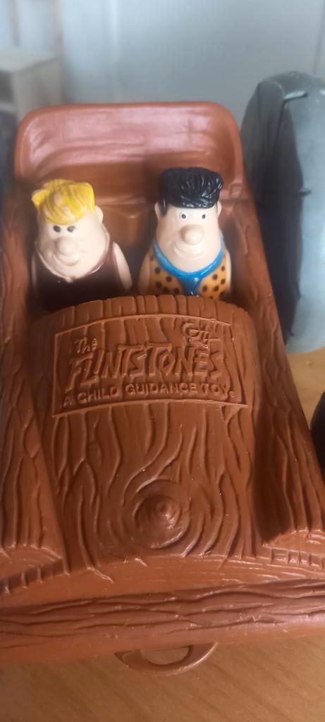 PRACHTIG ANTIEK STUK SPEELGOED UIT 1976 .
,, THE FLINSTONES,, Antiek en Kunst, Antiek | Speelgoed, Ophalen of Verzenden