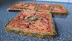 3 vintage raffia onderzetters, Huis en Inrichting, Gebruikt, Onbekend, Ophalen of Verzenden, Onbekend