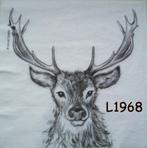 Servetten decoupage/bullet journal – Hert L1968, Verzenden, Nieuw, Materiaal