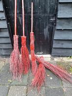 Rood geverfde takkenbezems - herfst-, Ophalen, Gebruikt
