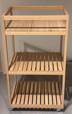 Badkamer Trolley Bamboo IKEA RÅGRUND, Huis en Inrichting, Ophalen, Minder dan 50 cm, Gebruikt, Overige typen