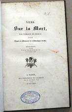 Vers Sur la Mort 1835 Necrologie 13e eeuw Frankrijk, Ophalen of Verzenden