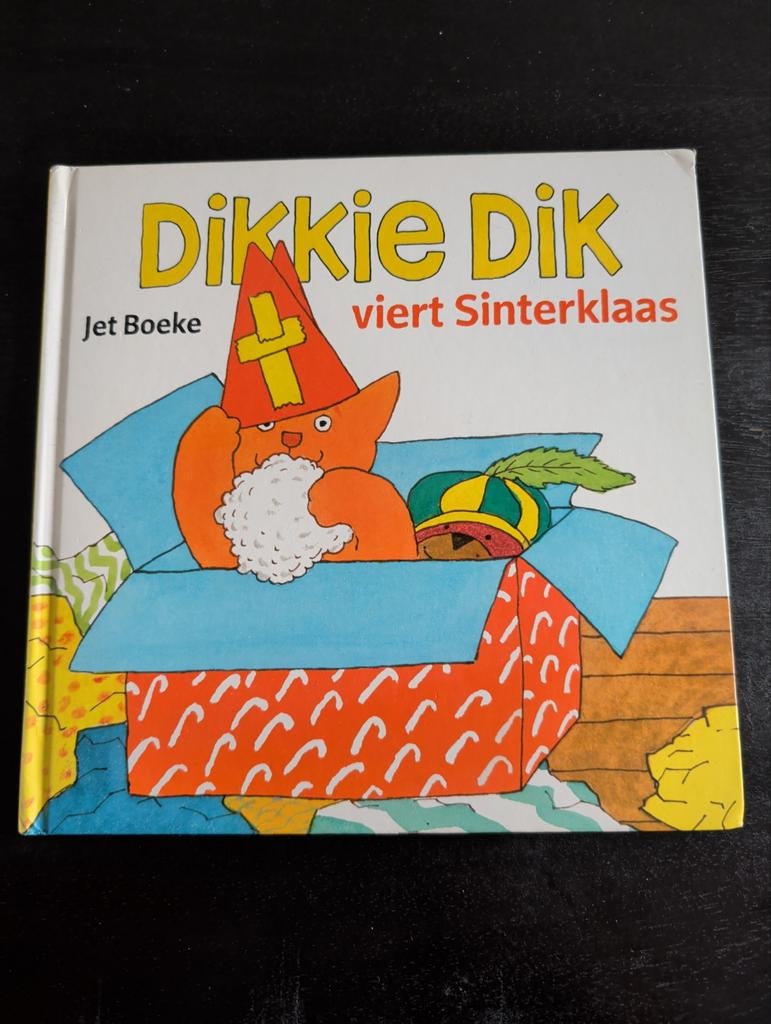 Dikkie Dik viert Sinterklaas - Prentenboek, Ophalen of Verzenden, Gelezen, Jet Boeke, Prentenboek