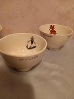 4 schaaltjes met verschillende orchideeën, Ophalen of Verzenden, Zo goed als nieuw, Overige stijlen, Schaal of Schalen