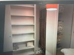 Opklapbed in kast - ruimtebesparend!, Ophalen, Gebruikt, Wit, Tweepersoons