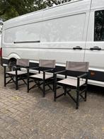 Horeca terrasstoelen / regisseursstoelen 3 stuks, Huis en Inrichting, Stoelen, Ophalen of Verzenden, Zo goed als nieuw, Zwart