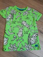 Felgroen shirtje maat 92 Just Small met apen en bananen., Ophalen of Verzenden, Nieuw, Jongen of Meisje, Shirt of Longsleeve