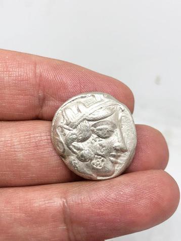 Griekse munt, Attica, Athene AR Tetradrachme 350-294 v.Chr beschikbaar voor biedingen