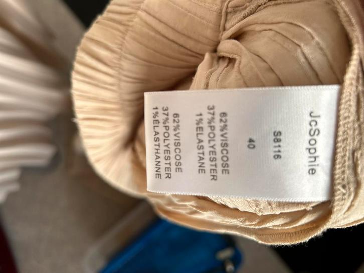 JcSophie rok - Maat 40, Kleding | Dames, Rokken, Zo goed als nieuw, Maat 38/40 (M), Beige, Onder de knie, Verzenden