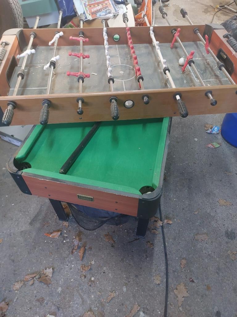 Poel en voetbaltefel, Ophalen of Verzenden, Zo goed als nieuw, Overige onderwerpen