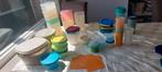 Veel tupperware, o.a. bakjes, serveerwonder, alles samen, Ophalen of Verzenden, Gebruikt, Oranje, Bak of Kom