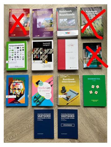Studieboeken HBO Vastgoedkunde beschikbaar voor biedingen
