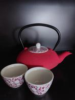 Nieuwe Bredemeijer theepot met mokjes, Huis en Inrichting, Keuken | Servies, Ophalen of Verzenden, Nieuw, Overige stijlen, Overige typen