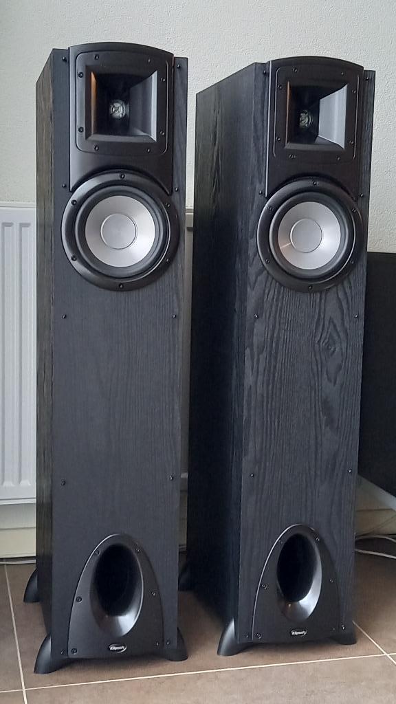 Klipsch Synergy F10 speakers, Audio, Tv en Foto, Luidsprekers, Gebruikt, Front, Rear of Stereo speakers, 60 tot 120 watt, Overige merken